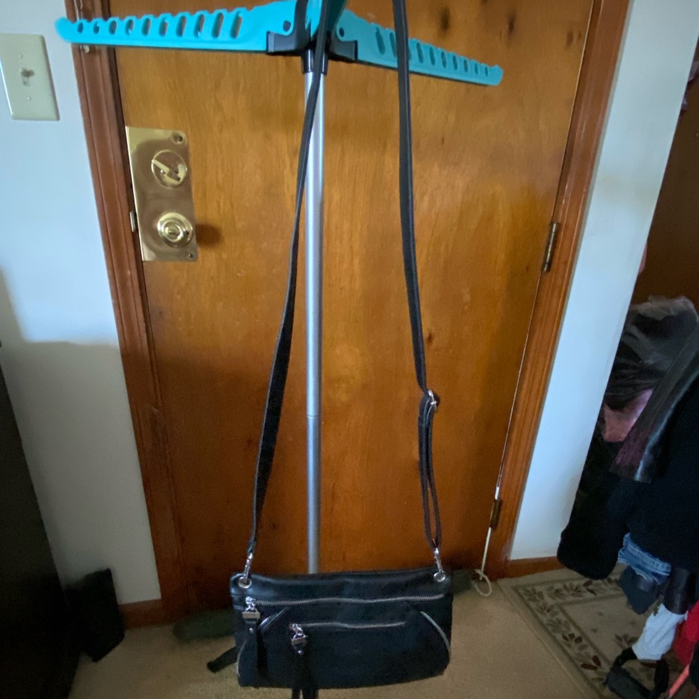 Black crossbody bag